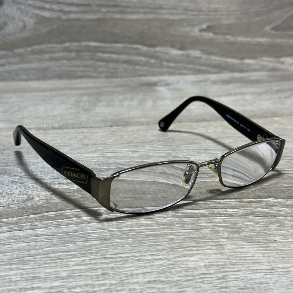 Coach HC5019‎ Trista Eyeglasses Frames Only Dark Silver Black Optical 52-16-135